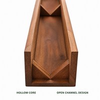 Viga Decorativa de Imitación Madera MUMU de Instalación Rápida, Viga Ligera con Efecto Madera para Techo y Pared, Venta al por Mayor de Fábrica