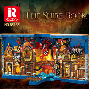 Reobrix 66035, Juego de Bloques de Construcción Modelo Hobbit, MOC 3398 Piezas, Rompecabezas de Ladrillos, Juego de Ensamblaje Educativo, Juguetes para Niños, Regalo de Navidad - Product Image 2
