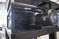 Broyeur de bois haute efficacité Shengzhong avec moteur et conception à double arbre, capacité de 3T/h à 5T/h