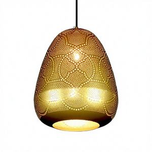 โคมไฟระย้าเหล็กสลักลายสไตล์เอเชียตะวันออกเฉียงใต้ อาหรับ <span class=keywords><strong>ไทย</strong></span> ซินเจียง 3000K สำหรับห้องน้ำชา ร้านอาหาร โรงแรม และโฮมสเตย์อินน์ - Product Image 1