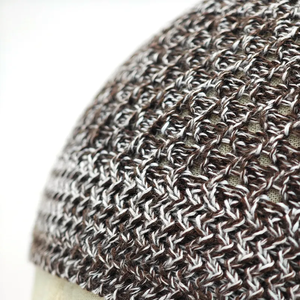 หมวก kufi kopiah ผ้าฝ้ายระบายอากาศสำหรับผู้ชายมุสลิมทรงถักแบบยืดหยุ่นได้ใส่ได้ตลอดทั้งวัน - Product Image 3