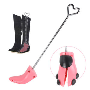 Women's boot support adjustable shoe shaping anti-wrinkle protector plastic last boot expander