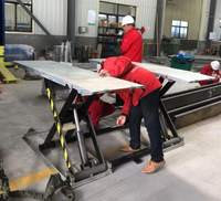 Plateforme élévatrice à ciseaux hydraulique de service lourd CE, élévateur de voiture, SUV, pour réparation en garage