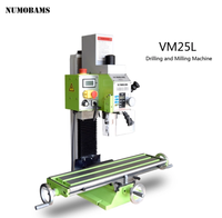 Machine à fraiser verticale universelle en métal NUMOBAMS Super VM25L 1100W avec moteur sans balais de haute qualité