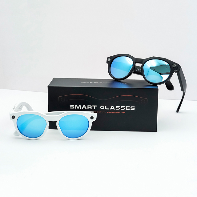 SNT NEX AI Smart Glasses with 8MP 4K Camera AI Translation BT Calling Video Recording AI Smart Eyewear for Men Women