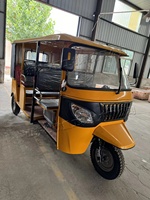Offre Spéciale – Tuk Tuk Électrique à 3 Rangs de Sièges, Auto-Rickshaw Électrique à 3 Roues pour Passagers, Taxi Touristique Électrique à 3 Rangs de Sièges