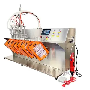 Factory Price Spout Pouch Milk Bag Filling Machine Semi-automatic Beverage Detergent Liquid Premade Pouch Packing Machine