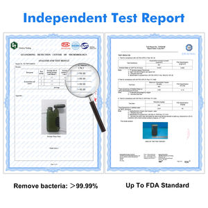 Purificador de agua de 4 etapas de 0,01 micras, filtro de agua de bomba manual para viajes de emergencia, purificador de agua de supervivencia para acampar - Product Image 3