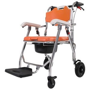 Silla de Inodoro Plegable con Ruedas de Aleación de Aluminio para Uso Hospitalario - Product Image 4