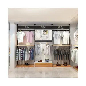 Boutique Shop Interior Design Garment Clothing Display Rack Ladies Clothes Shop Design