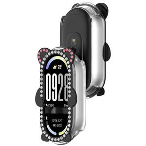 Étui de montre en diamant, étui de montre en PC pour <span class=keywords><strong>Xiaomi</strong></span> Mi Band10/10 NFC/9/9 NFC/8/ 8 NFC, protection d'écran - Product Image 6