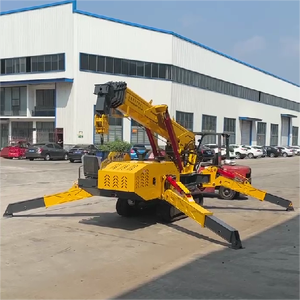 Mobile Crawler <b>Crane</b> 5 Ton Telescopic Small Hydraulic <b>Engine</b> Mini Spider Price Spider <b>Crane</b> - Product Image 3