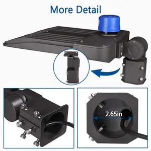 DLC estacionamiento Luz de área IP66 60W 80W 100W 150W 200W LED de la calle de la caja de luz 300w 10KV protección contra sobretensiones