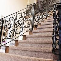Balustrade en fer forgé de conception traditionnelle, garde-corps de balcon et clôture d'escalier, produit phare de l'usine de Foshan pour l'Amérique