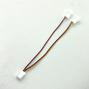 PWM Verlengkabel Moederbord CPU 4-pins ventilator 1 naar 2 adapterkabel computerkast 4-pins platte lintkabels connectoren - Product Image 5