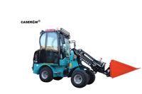 TL09 Mini Teleskoplader 2100kg Betriebsgewicht 1000kg Nennlast 0,3cbm Schaufel Kubota-Motor Kompakter Radlader