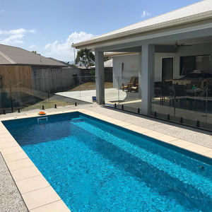 Barandilla de Vidrio Ajustable <span class=keywords><strong>Autran</strong></span> 2205 de Acero Inoxidable Negro Mate para Piscina, Villa, 8 Años de Garantía, 10-12mm, Fácil Instalación DIY - Product Image 4