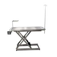 Stable Base Veterinary Surgery Table for Dogs Cats and Other Small Animals Electric 304 Stainless Steel for Pet Surgery