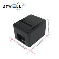 ZY-Q823 Printer Thermal Desktop 3 Inci 80mm Pemotong Otomatis untuk Struk Thermal 80 mm Imprimante Thermique