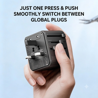 Adaptateur de voyage universel international de haute qualité 17W et prise EU/UK, adaptateur de voyage universel du fabricant