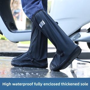 Botas de Chuva Masculinas Impermeáveis Antiderrapantes de Cano Alto Reforçadas e Resistentes ao Desgaste para Ciclismo ao Ar Livre e Dias Chuvosos - Product Image 5