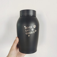 Juicepet Unforgettable Memory - Urnas para Cenizas de Mascotas de Acero Inoxidable de Alta Calidad, Estilo Clásico Personalizado, Venta al por Mayor