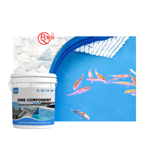 YURU Tanque de agua de hormigón Impermeabilización <span class=keywords><strong>Pintura</strong></span> de revestimiento de goma impermeable flexible <span class=keywords><strong>para</strong></span> fuentes de piscina de estanque de peces de hormigón - Product Image 6