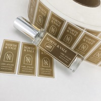 Étiquettes autocollantes personnalisées en rouleau avec impression de logo, dorure à chaud, pour pots de miel, bouteilles, autocollants imperméables pour emballage