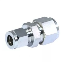 Raccord double ferrule BOWLING FIT-TUF en acier inoxydable haute pression, filetage BSPT/NPT, hexagonal lisse, qualité alimentaire et médicale, usiné CNC