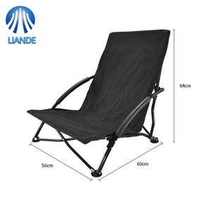 كرسي قابل للطي محمول من المعدن والقماش للاستخدام الخارجي في الشاطئ والحدائق والتخييم وصيد الأسماك والفنادق والمدارس والفيلات - Product Image 4