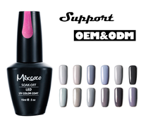Vernis à ongles en gel UV Mixcoco 2026, disponible en OEM, 300 couleurs, à faire tremper, pour salon, lampe LED, lampe UV 30s, 1 min