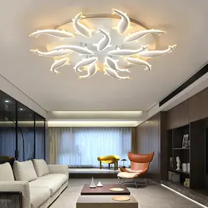 New style ceiling lighting remote control acrylic led ceiling light for living room fish-shape led light