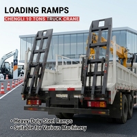 Grue mobile sur camion CLW 10 tonnes à moment de charge élevé, moteur Yuchai 6x4 260 CV, hauteur de levage 20,8 m pour composants hydrauliques