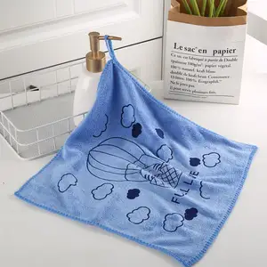चीन का विनिर्माण नरम Microfiber कार्टून पैटर्न washcloths बच्चे कपड़े धोने बच्चे का चेहरा हाथ तौलिया