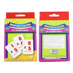 Jinayon Atacado Personalizado Impressão Educação Matemática Números Aprendizagem Flash Cards