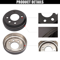 Ensemble de moyeu de tambour de frein de voiturette de Golf pour Yamaha G1-G22 G29 1978-up gaz ou électrique # jW8-G6521-00-00 J55-G6521-10-00 J55-G6521-19-00