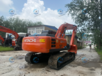 Excavatrice sur chenilles d'occasion Hitachi Zaxis ZX200 20 tonnes, godet 1,0 m³, pour travaux routiers, machine d'origine japonaise, export FOB