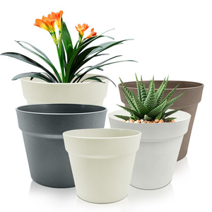 Pots <span class=keywords><strong>de</strong></span> fleurs en plastique PP durables, personnalisables en couleur, style moderne, pour intérieur/extérieur, <span class=keywords><strong>prix</strong></span> bas, <span class=keywords><strong>d</strong></span>écoration <span class=keywords><strong>de</strong></span> jardin à domicile - Product Image 1