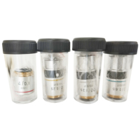Accessoires de laboratoire 195mm 4X/10X/40X/100X Objectif de microscope biologique achromatique professionnel à longue distance de travail