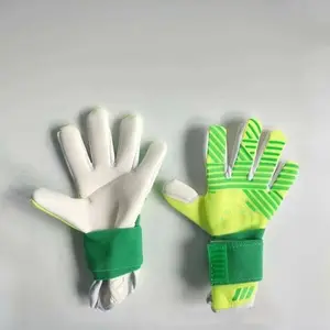 Sarung tangan sepak bola profesional uniseks, sarung tangan kiper sepak bola dewasa bersirkulasi antiselip, sarung tangan Logo kustom uniseks