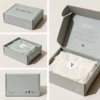 Boîte d'emballage cadeau en carton ondulé brun avec feuille d'or personnalisée de luxe pour l'expédition et l'emballage cadeau