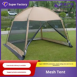 Tente, auvent, gazebo, extérieur, 3C, camping, anti-moustiques, anti-insectes, anti-soleil, anti-pluie, abri d'ombrage, été - Product Image 5