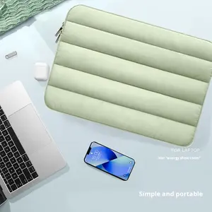 Housse de protection pour ordinateur portable <span class=keywords><strong>Apple</strong></span> 16 pouces et <span class=keywords><strong>tablette</strong></span> 13 pouces, en polyester durable, style urbain simple, sans fermeture, rembourrage gonflable - Product Image 3