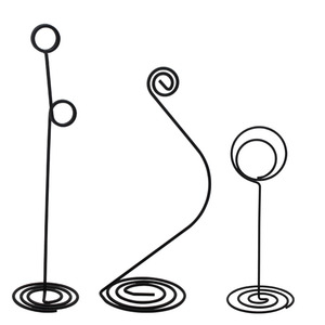 Kim loại màu đen dây hình văn phòng <span class=keywords><strong>Memo</strong></span> Clip bảng hình ảnh khán đài và nơi chủ sở hữu thẻ giấy ảnh chủ cho Đảng - Product Image 3