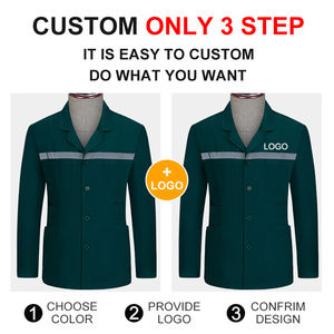 Tenues de travail pour femmes en polyester/coton <span class=keywords><strong>à</strong></span> manches longues - Product Image 3