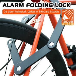Accessoires HANEX Antivol Sécurité Moto Scooter Vélo Pliable Verrouillage Pliable <span class=keywords><strong>Alarme</strong></span> 120db - Product Image 4