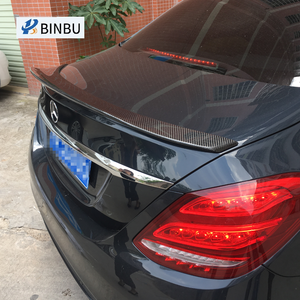Pour Mercedes Benz classe C W205 aileron arrière en Fiber de carbone queue PSM Style 4 portes Kit de Modification et de mise à niveau de voiture 2015-2019 - Product Image 1