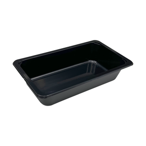Barquettes CPET de petite taille pour avions Emirates, blanches et noires, pour emballages de <span class=keywords><strong>repas</strong></span> prêts à consommer, contenants alimentaires en plastique CPET pour les <span class=keywords><strong>repas</strong></span> en vol - Product Image 1