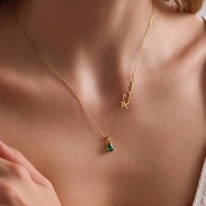 TD Gran Oferta Collar <span class=keywords><strong>de</strong></span> Acero Inoxidable <span class=keywords><strong>de</strong></span> Moda con Colgante <span class=keywords><strong>de</strong></span> Corazón <span class=keywords><strong>de</strong></span> Diciembre <span class=keywords><strong>y</strong></span> Piedra <span class=keywords><strong>de</strong></span> Nacimiento, con Nombre Personalizado <span class=keywords><strong>y</strong></span> Letra, Regalo Festivo - Product Image 5