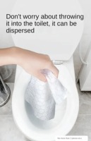Papier toilette humide soluble dans l'eau pratique et confortable pour le nettoyage des enfants-Vente en gros